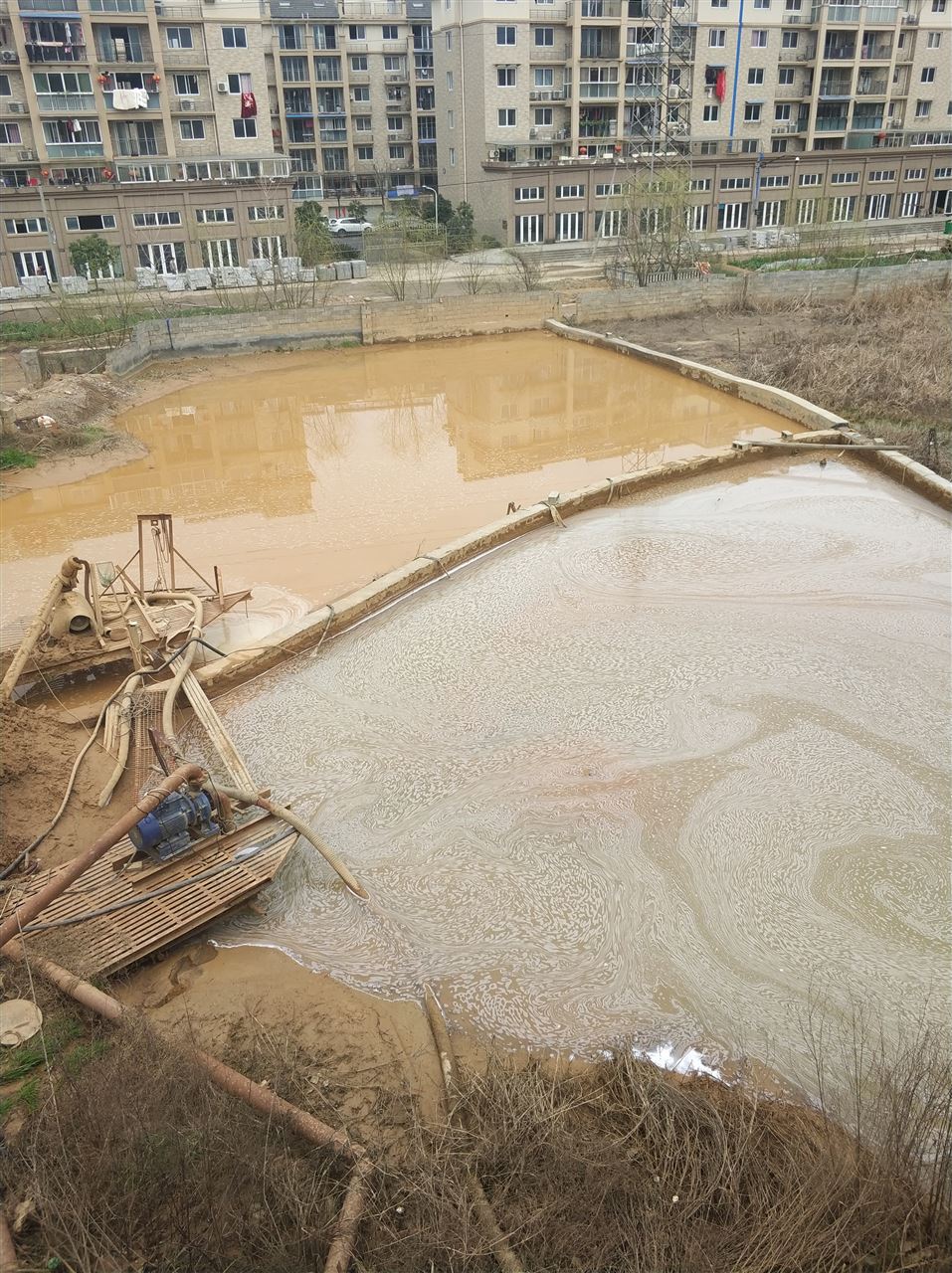 沅江沉淀池淤泥清理-厂区废水池淤泥清淤